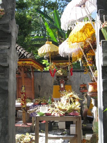 decorated house temple