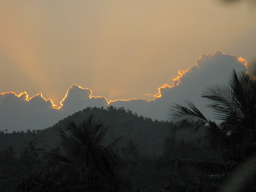 Abend in Padang Bai