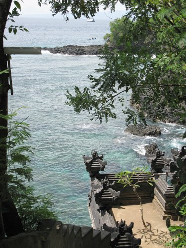 small seaside temple