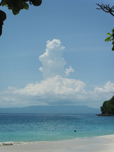 Wolke über Nusa Penida