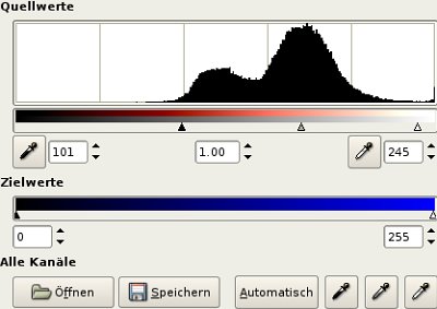 4. nach dem automatischen Farbabgleich