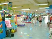 Amusement area under a department store